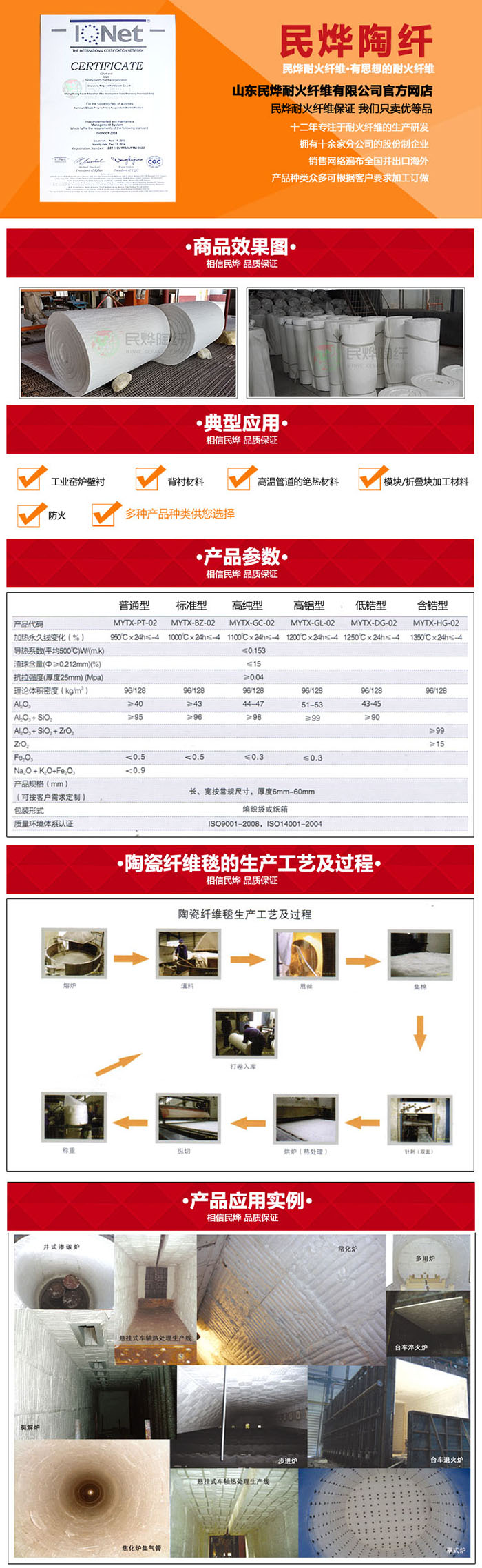 硅酸鋁纖維繩產品效果圖